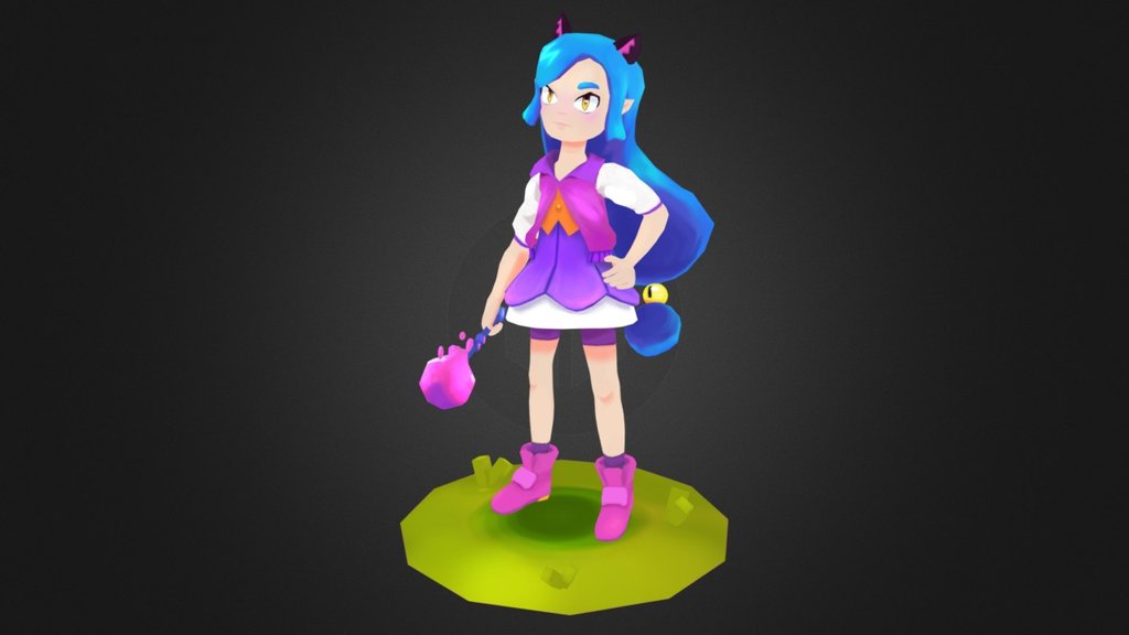 Dorothy from Fara &amp; the Eye of Darkness by Spaceboy Games

Concept by Fell Martins
https://twitter.com/fell_martins/status/768613035707604992

https://twitter.com/SpaceboyGames - Dorothy - 3D model by Fen Beatty (@fensartden) 3d model
