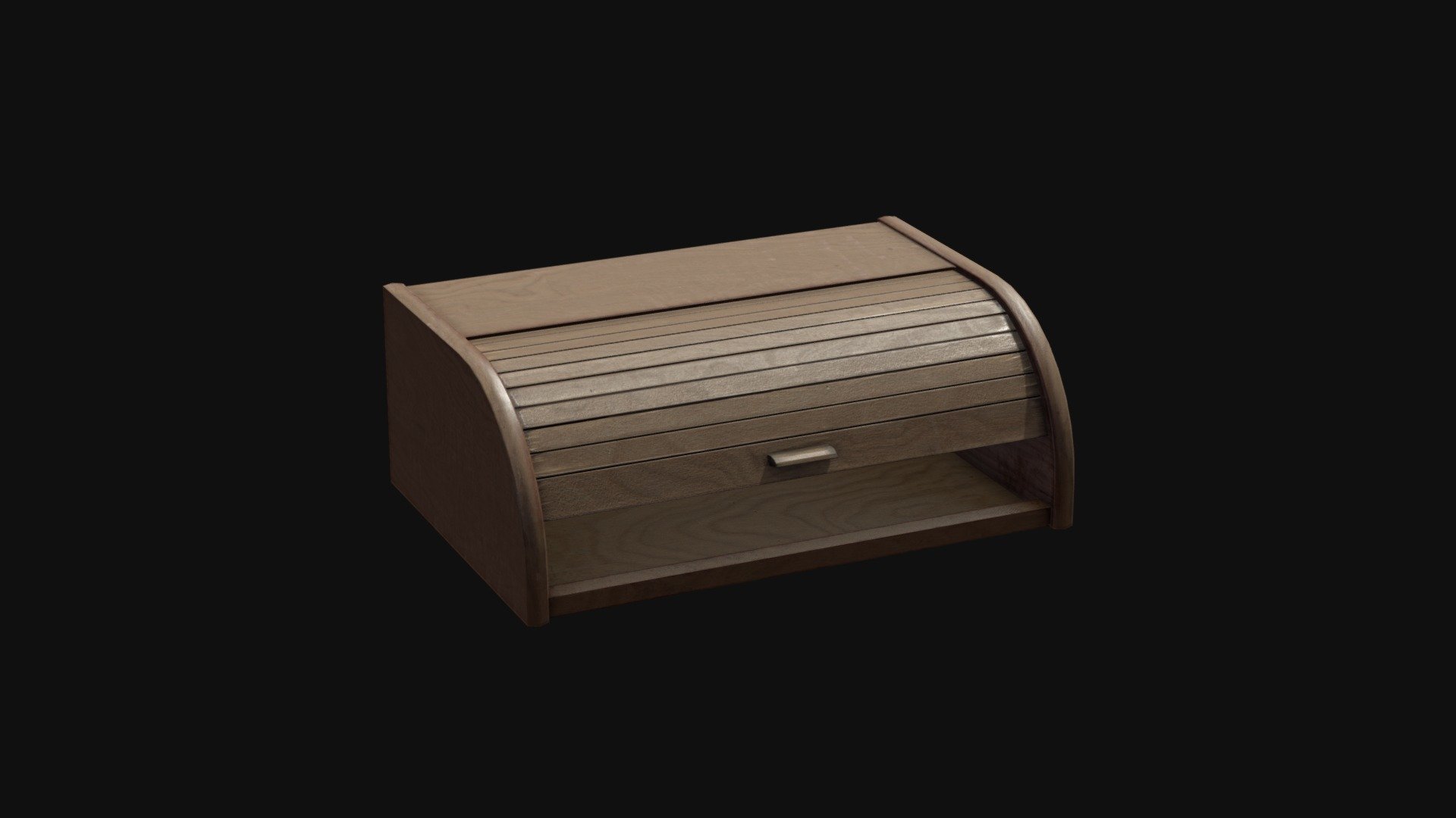 Bread box for kitchen. 3D model is ready for use in the game engine and rendering.

PBR GameReady LowPoly

Color 2048x2048
 Metallic 2048x2048
 Roughness 2048x2048
 Normal 2048x2048 - Bread Box - Buy Royalty Free 3D model by Melon Polygons (@Melonpolygons) 3d model
