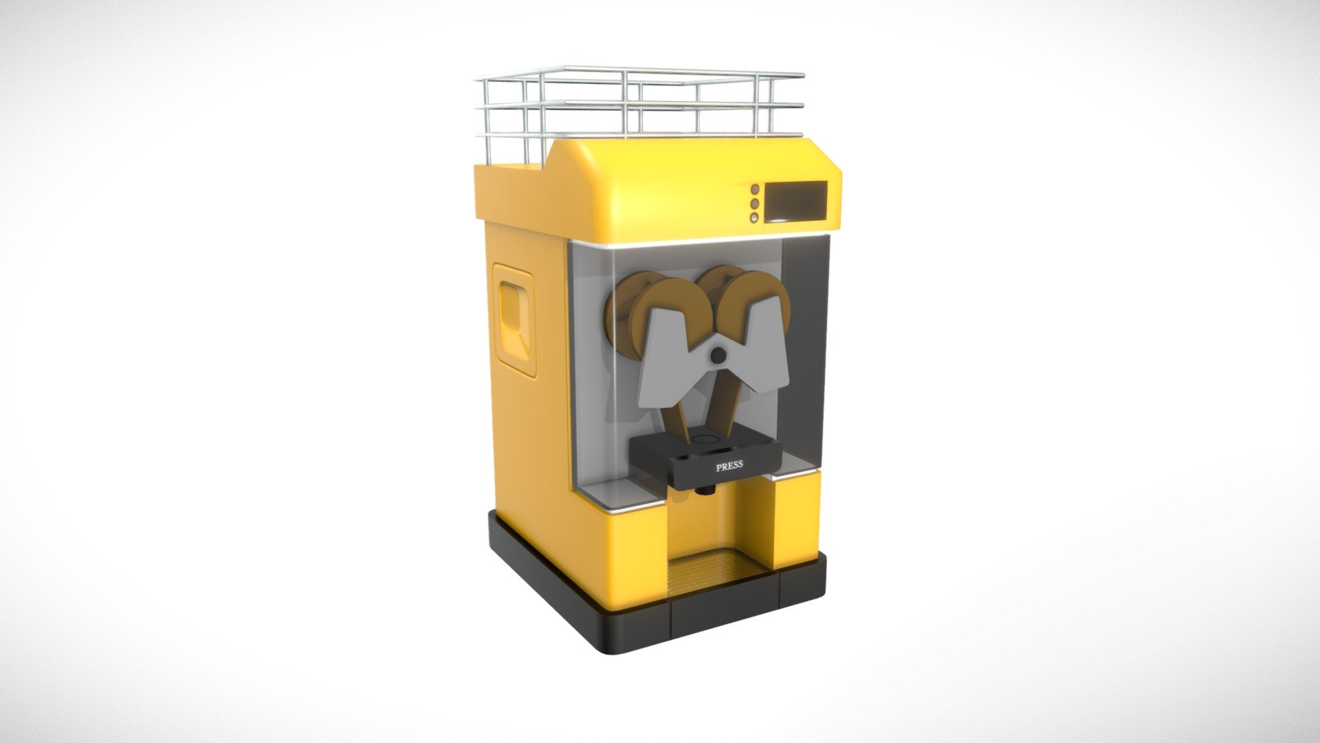 Juice Machine 3D Model 

Separated Glass object 
 
Albedo, Transparency, Metallic, Roughness, Normal and Occlusion textures  

Texture size: 2048x2048 

Low Poly 1926 Tris 

Second mapping channel ready - Juice Machine - Buy Royalty Free 3D model by UrenbiStudio 3d model