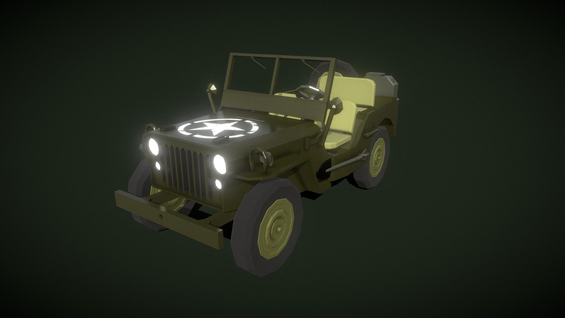 Updating the textures of the Willys MB Jeep model
Actualizando las texturas del modelo del Willys MB Jeep - Willys MB Jeep_Texture Update - Download Free 3D model by BedoyaCamilo 3d model