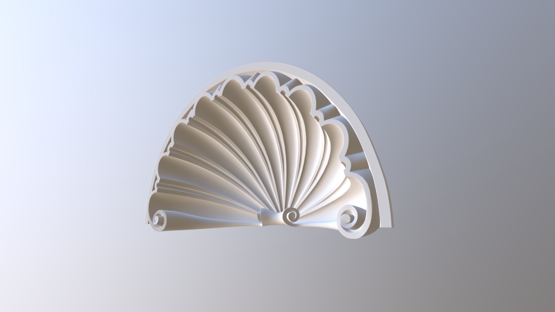 decorative arch for your interiors - decorative arch - 3D model by Timofey (@gufort) 3d model