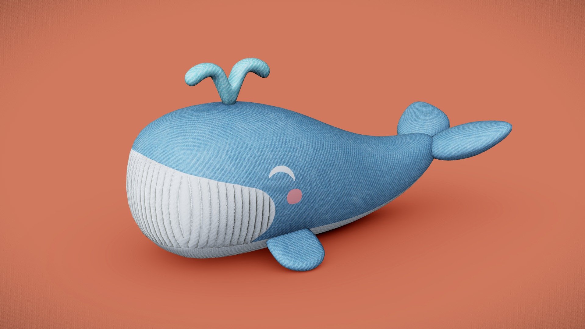 whale plush toy for your renders and games

Textures:

Diffuse color, Roughness, Normal, AO

All textures are 2K

Files Formats:

Blend

Fbx

Obj - whale plush toy - Buy Royalty Free 3D model by Vanessa Araújo (@vanessa3d) 3d model
