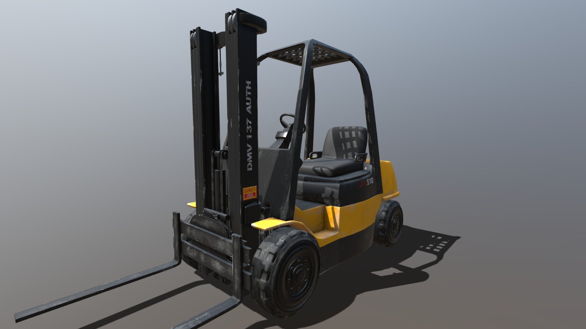 Forklift - 3D model by manG (@ngsw_jk) 3d model