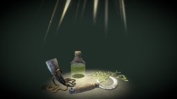 Alchemy Scene scene, wizard, assets, prop, used, alchemist, berry, wire, druid, metal, old, nature, magical, witchcraft, potion, alchemy, shine, kork, game-asset, props-assets, fantasy-gameasset, wizardry, druide, herbs, rustical, ingredients, herbal-liquor, ingredient, alchemyroom, alchemy-medieval, glass, witch, gameasset, wood, fantasy, bottle, magic, light, herbalismkit, "herbalism", "misteltoe", "moondagger"