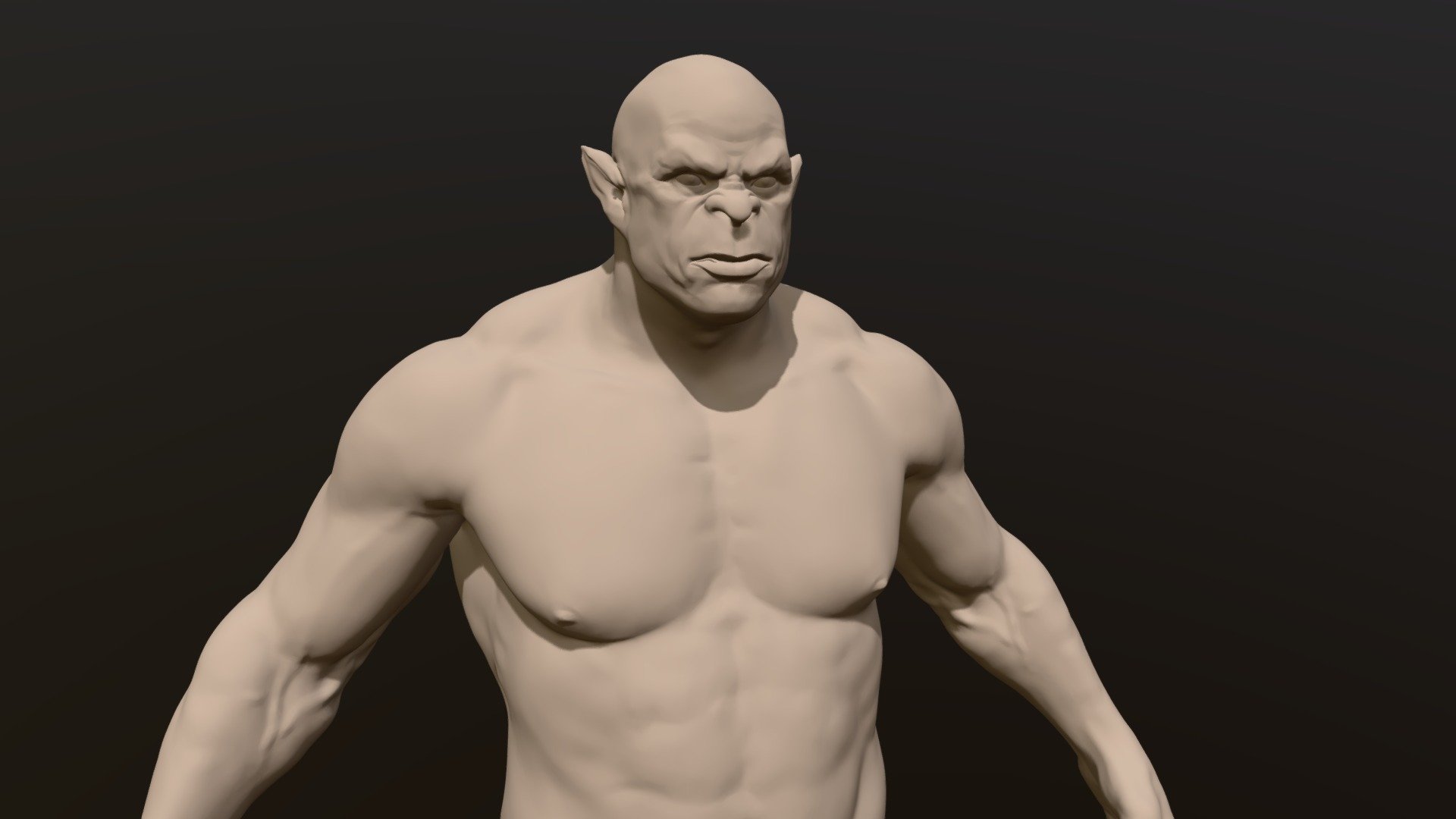 More images: https://www.artstation.com/artwork/JlnxLZ

This started as anatomy sketch to practice bulkier build and soon after creating this strong sturdy torso I said to myself, hey this would fit as an orc body so i added this &ldquo;tough guy
