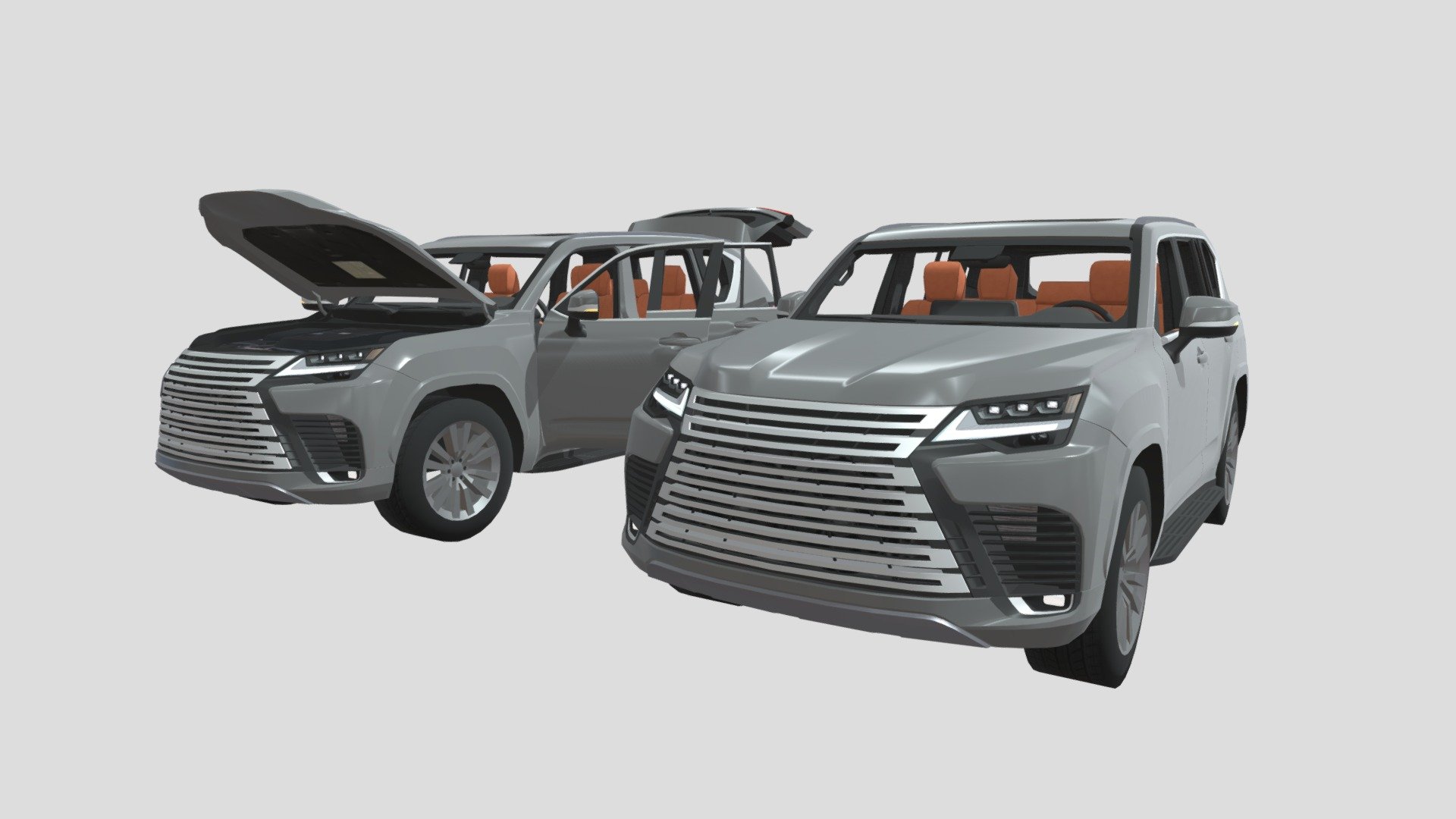 Lexus LX600 - 3D model by entervent 3d model