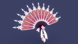Cherry Blossom Weapon pink, cherryblossom, substancepainter, handpainted, 3d, blender, noai
