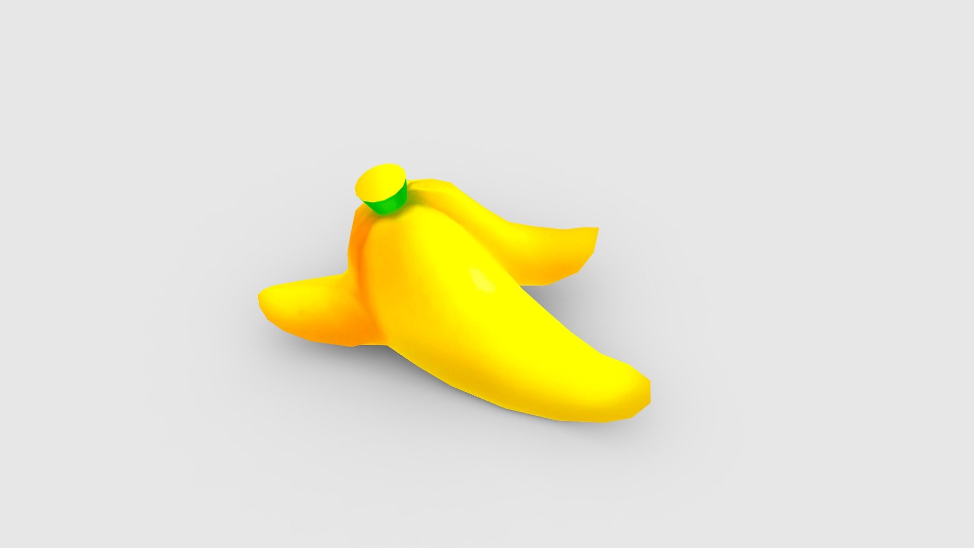 Cartoon banana peel - Cartoon banana peel - Buy Royalty Free 3D model by ler_cartoon (@lerrrrr) 3d model