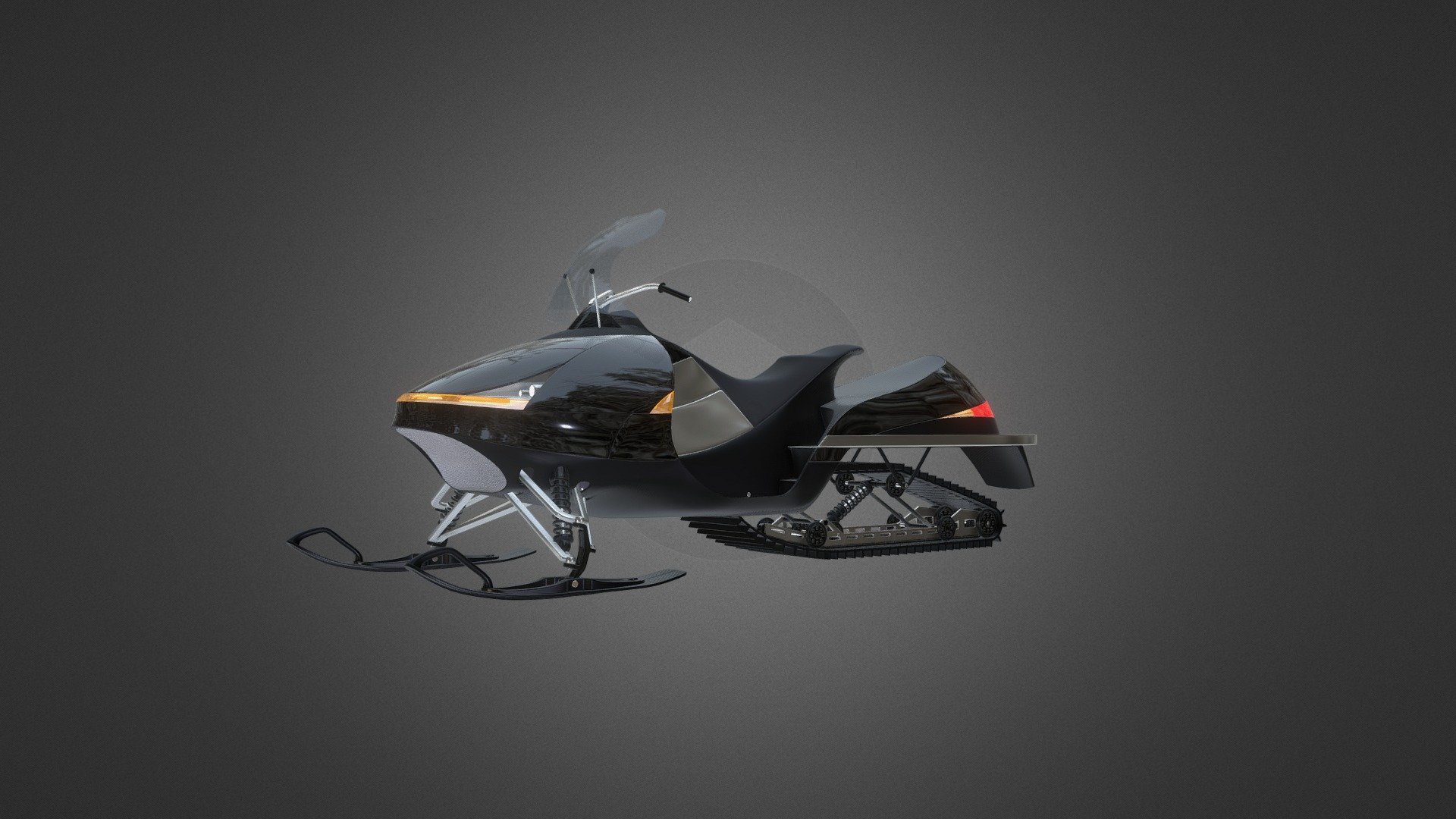 Design snowmobile for IRBIS company (cardesign.ru contest) - IRBIS T-1000 - 3D model by Ilya Fedorov (@Furioso_Vito) 3d model