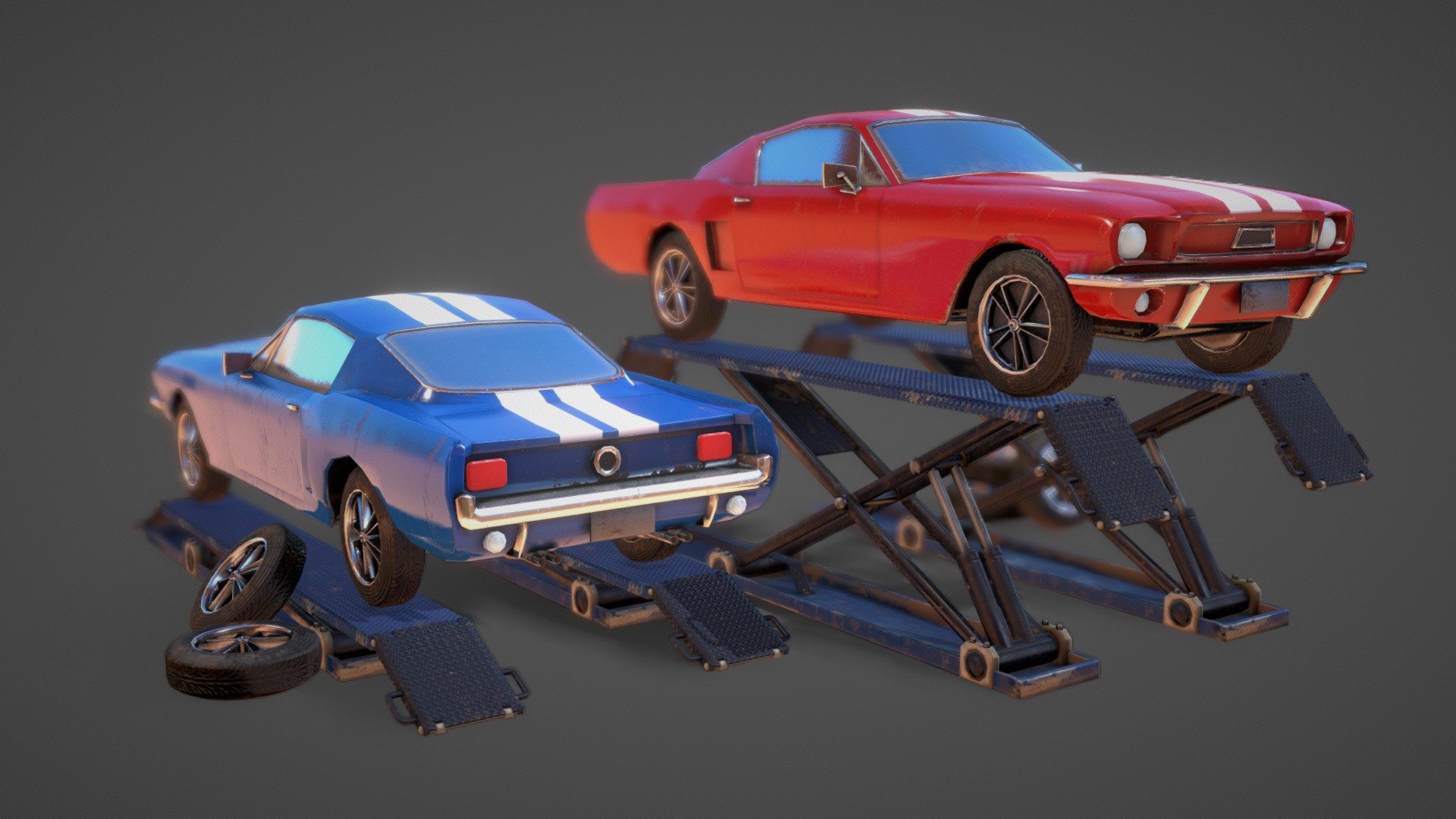 I made game ready cars for our old game: https://store.steampowered.com/app/430230/Grass_Max/ 
I Hope I will have had time for some other new cars 3d model