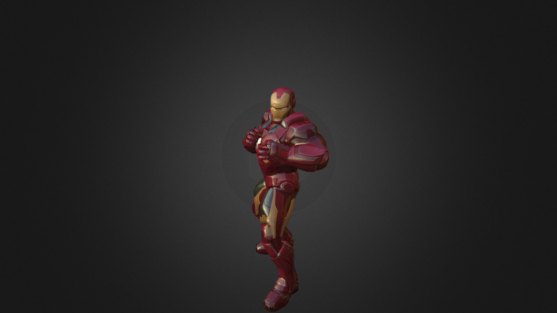 Hadouken Fireball Iron Man - 3D model by FEde Tepman (@federicotepman) 3d model