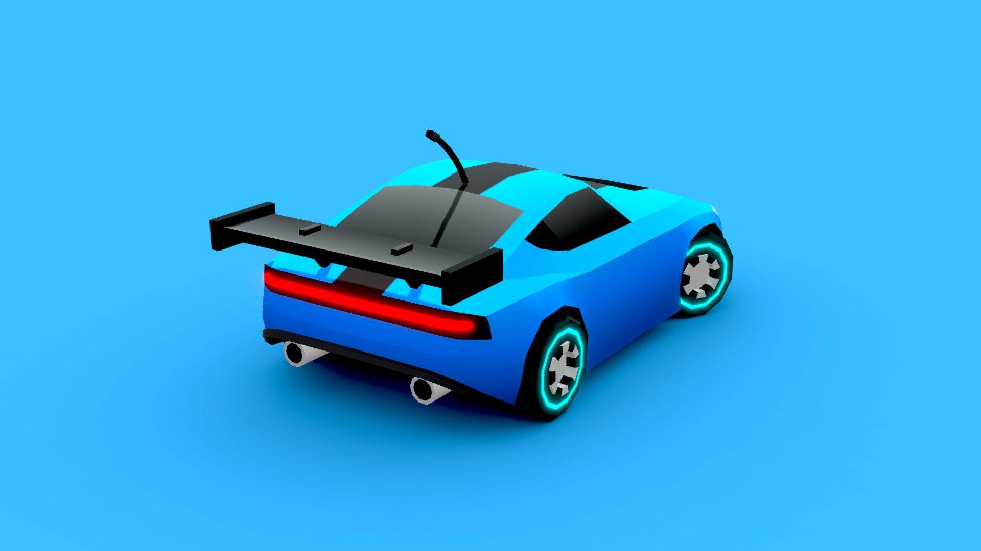 This is &lsquo;Pioneer', the racing car #2 that is going to be included in my next asset. It will include racing tracks, props and vehicles with cartoon proportions! 3d model