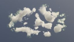 Volumetric Clouds (test) sky, volume, white, realtime, cloud, ready, realistic, nature, horizon, volumetric, fluff, blue