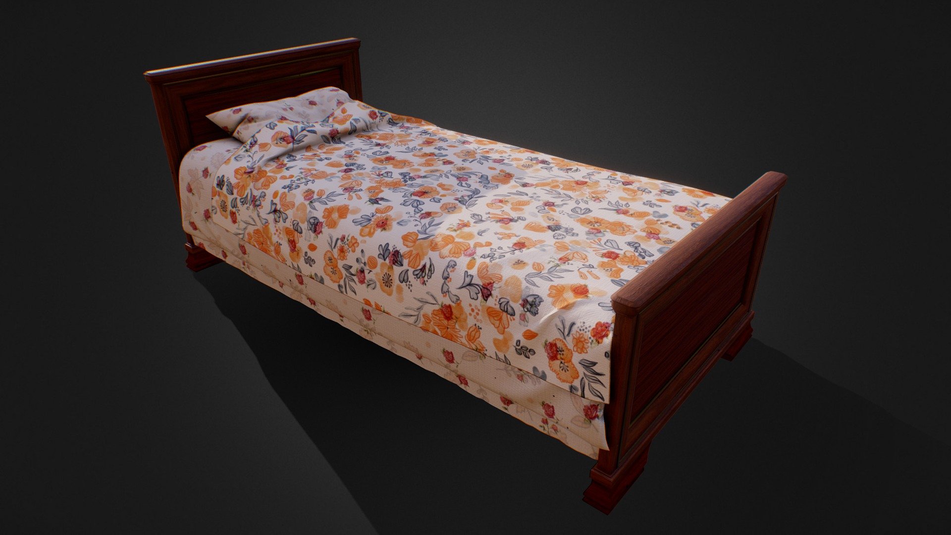 Original mesh was created by my friend Igor Agarkov, I redone some parts and textured it than bake for Unreal.
I got permission to publish it but my conscience does not allow me take money or make this model a free, cuz I don't consider it my work - sov bed - 3D model by Dmitriy Mitroshin (@LtxxwSibeRia) 3d model