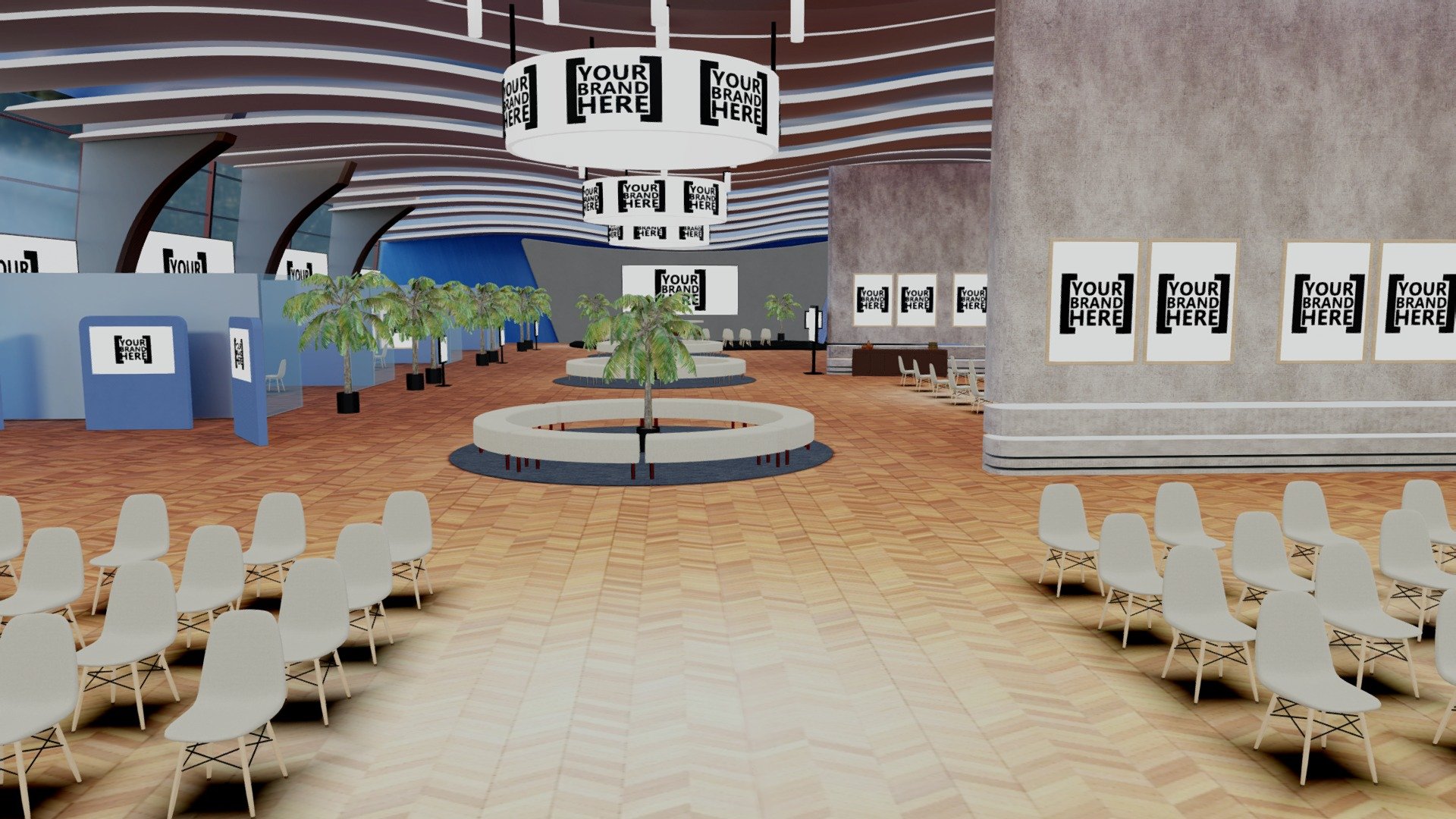 It is an exhibition center, with several screens and spaces for meetings, created especially for virtual spaces, metaverses, conferences, product sales, among other functions, with large spaces to showcase your best ideas in the digital world.

Try our space in Spatial before you buy it (FREE)  https://www.spatial.io/s/Office-Marco-Virtual-64474dbece8f256cd88144f6?share=9018447698145743520

Visit our new website: https://www.marcovirtual-mx.com/

Modeling/Baking: Blender - Metaverse exhibition center |Baked| VR/AR Ready - Buy Royalty Free 3D model by Marco Virtual (@marco_virtual) 3d model