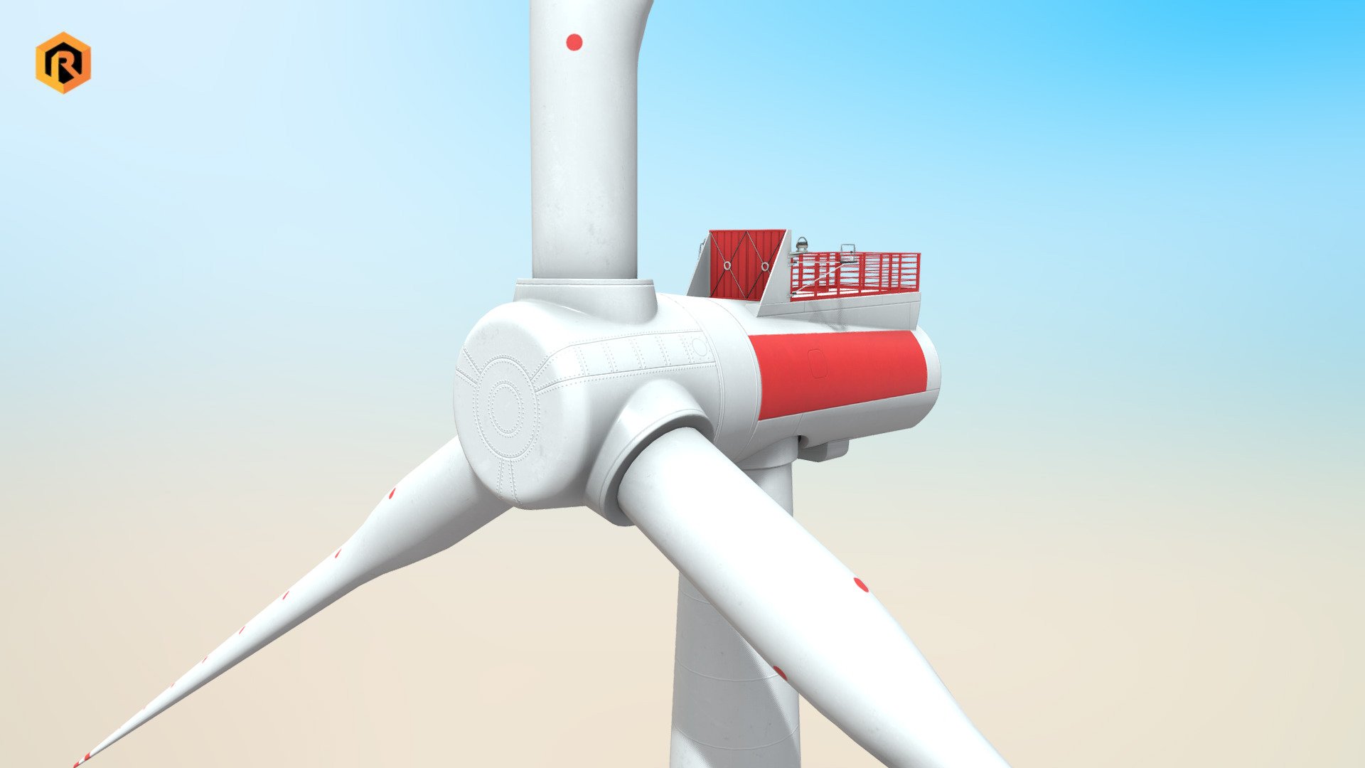 Low-poly PBR 3D model of Wind Turbine.

It is a &ldquo;simple