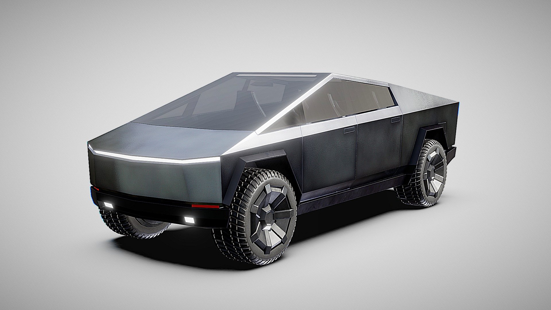 Tesla Cybertruck - Download Free 3D model by TAIGA-ZOE 3d model