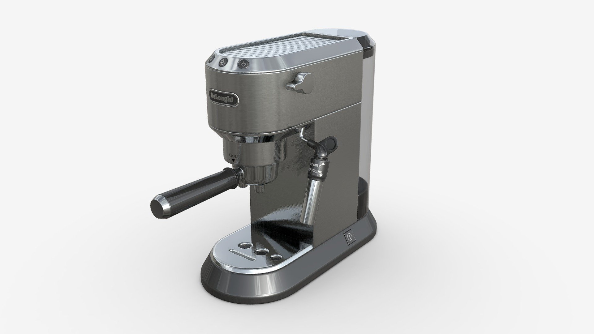 Manual espresso maker Delonghi EC685R Steel - Buy Royalty Free 3D model by HQ3DMOD (@AivisAstics) 3d model
