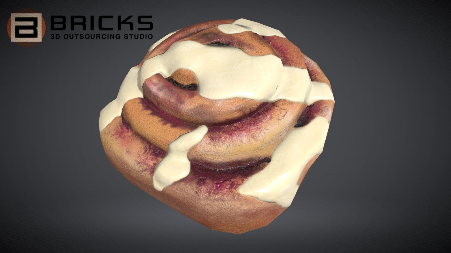 PBR Food Asset:
BunBlueBerry
Polycount: 1064
Vertex count: 601
Texture Size: 2048px x 2048px
Normal: OpenGL

If you need any adjust in file please contact us: team@bricks3dstudio.com

Hire us: tringuyen@bricks3dstudio.com
Here is us: https://www.bricks3dstudio.com/
        https://www.artstation.com/bricksstudio
        https://www.facebook.com/Bricks3dstudio/
        https://www.linkedin.com/in/bricks-studio-b10462252/ - Bun BlueBerry - Buy Royalty Free 3D model by Bricks Studio (@bricks3dstudio) 3d model