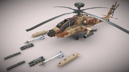 Apache AH-64E Qatar Emiri Air Force Static