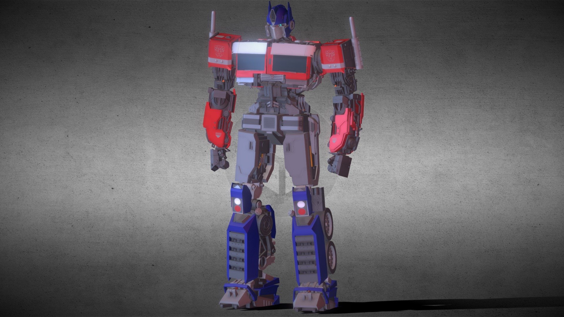 3d model of optimus prime closest to the cgi model in the film - Rotb Optimus prime (updated) - 3D model by safe3D (@obama12) 3d model