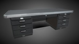 Modern Luxury Office Desk Low Poly office, modern, 5, high, desk, tanker, fps, end, unreal, next, gen, first, engine, quality, optimized, unity, asset, game, low, poly, person, ue5