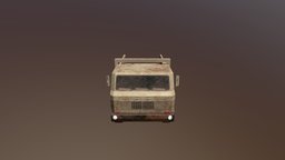 Fiat ACM 80 Truck Low Poly truck, fiat, africa, italy, 80s, coldwar, vehicle