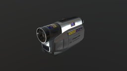 VHS-C Camcorder retro, 80s, realism, camcorder, vhs, video-camera, reference_model, 80stech, vhs-tape, practice-exercise, practice-modeling, practice, reference-model, retrotech, camcorders, video-recorder, modelling_and_texturing, vhs-c