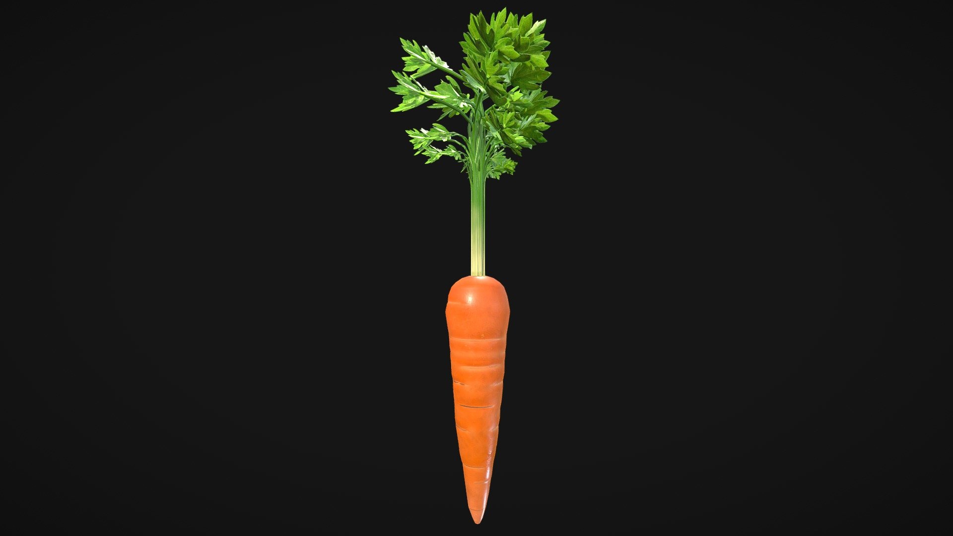 Stylized Carrot 4k Textures - Carrot - Buy Royalty Free 3D model by ronindelmoral 3d model