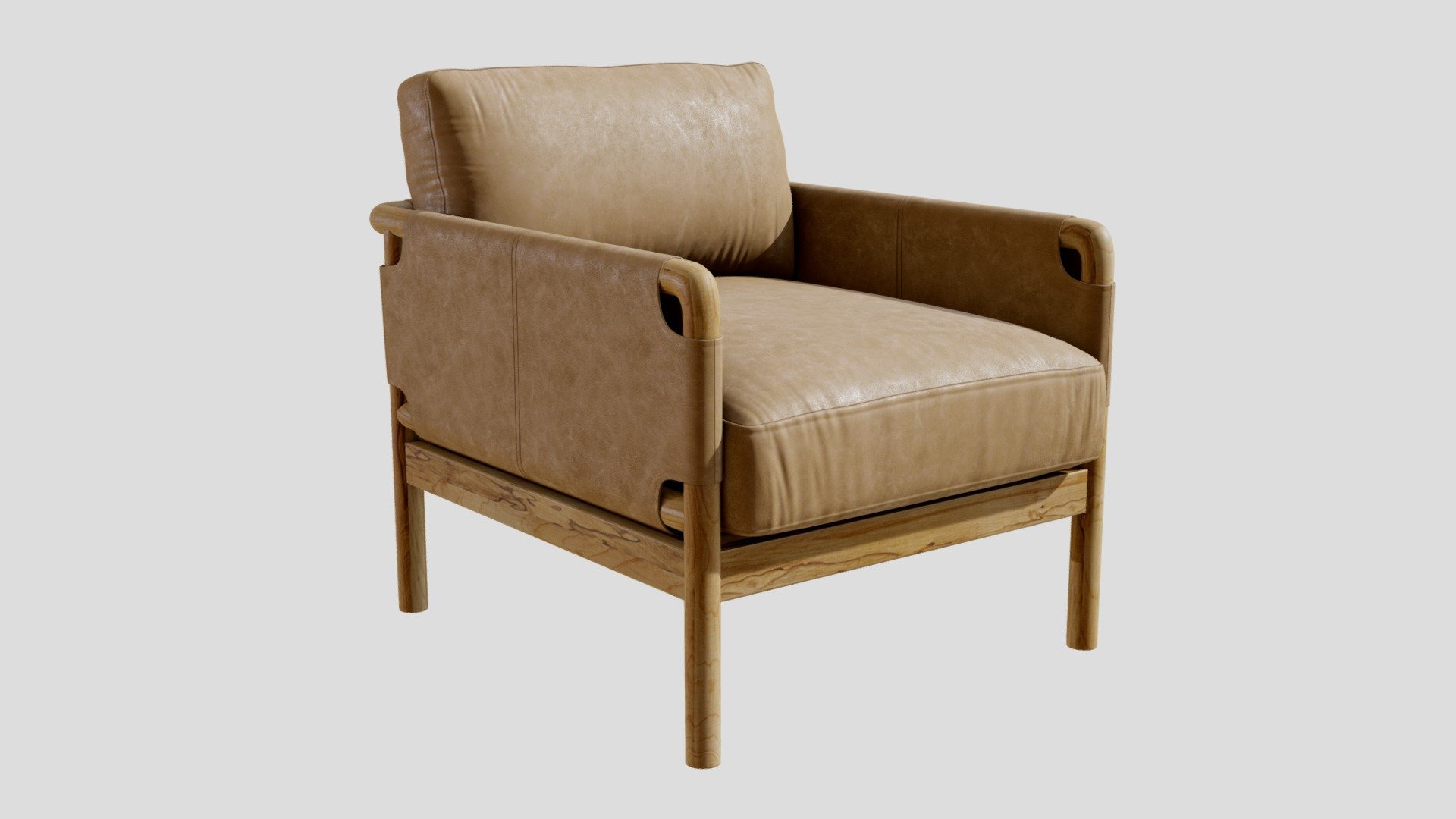 High-quality 3d model of a Crate and Barrel Navarro Ash Wood and Leather Accent Chair

Original: https://www.crateandbarrel.com/navarro-ash-wood-and-leather-accent-chair/s538115

17148 polygons
17444 vertices - Crate&Barrel Navarro Armchair - Buy Royalty Free 3D model by 3detto 3d model