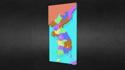 Korean Peninsula korea, country, asia, asian, pacific, map, geography, cartography, peninsula