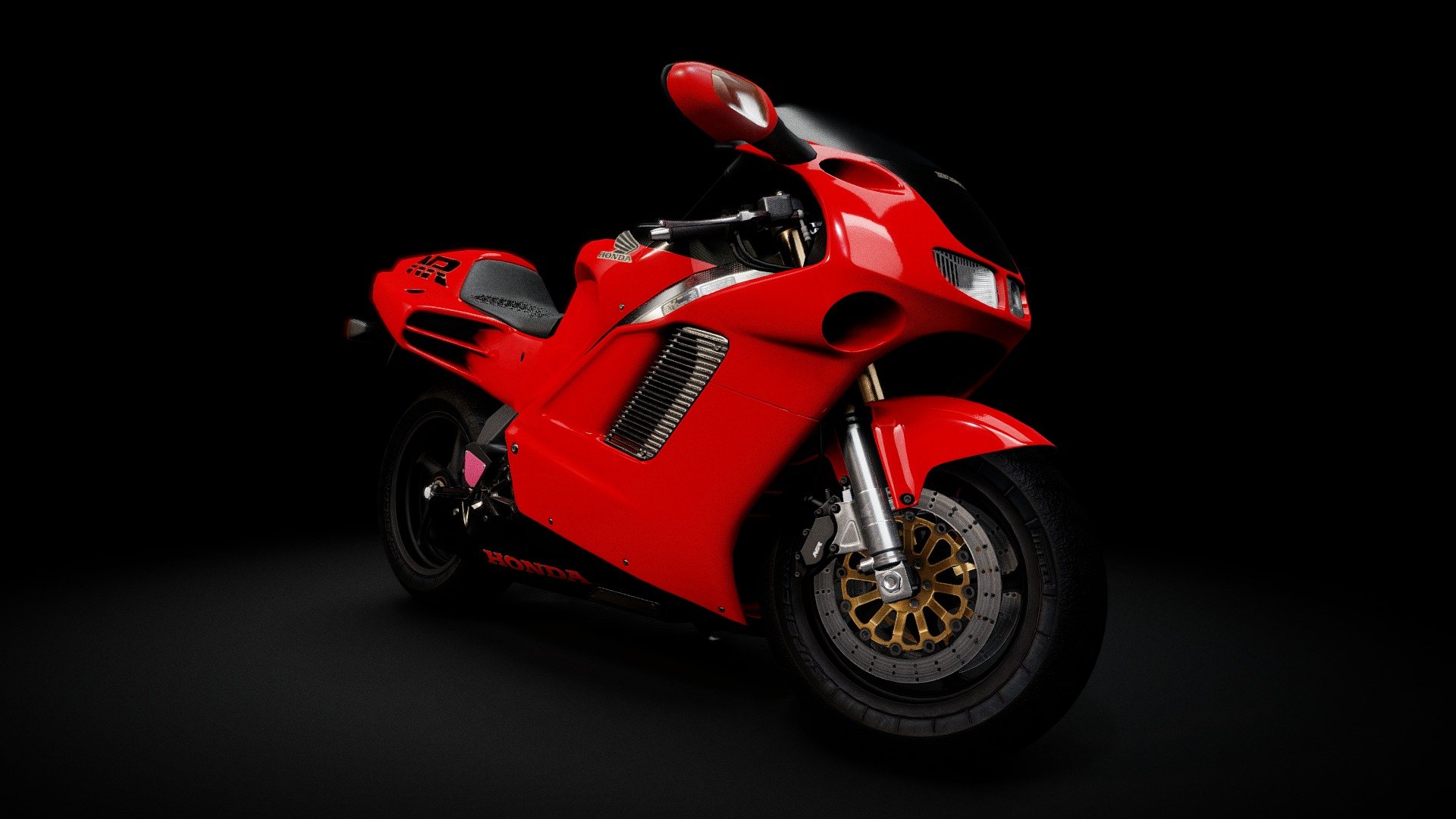 Model created for the motorbike simulator &ldquo;Ride
