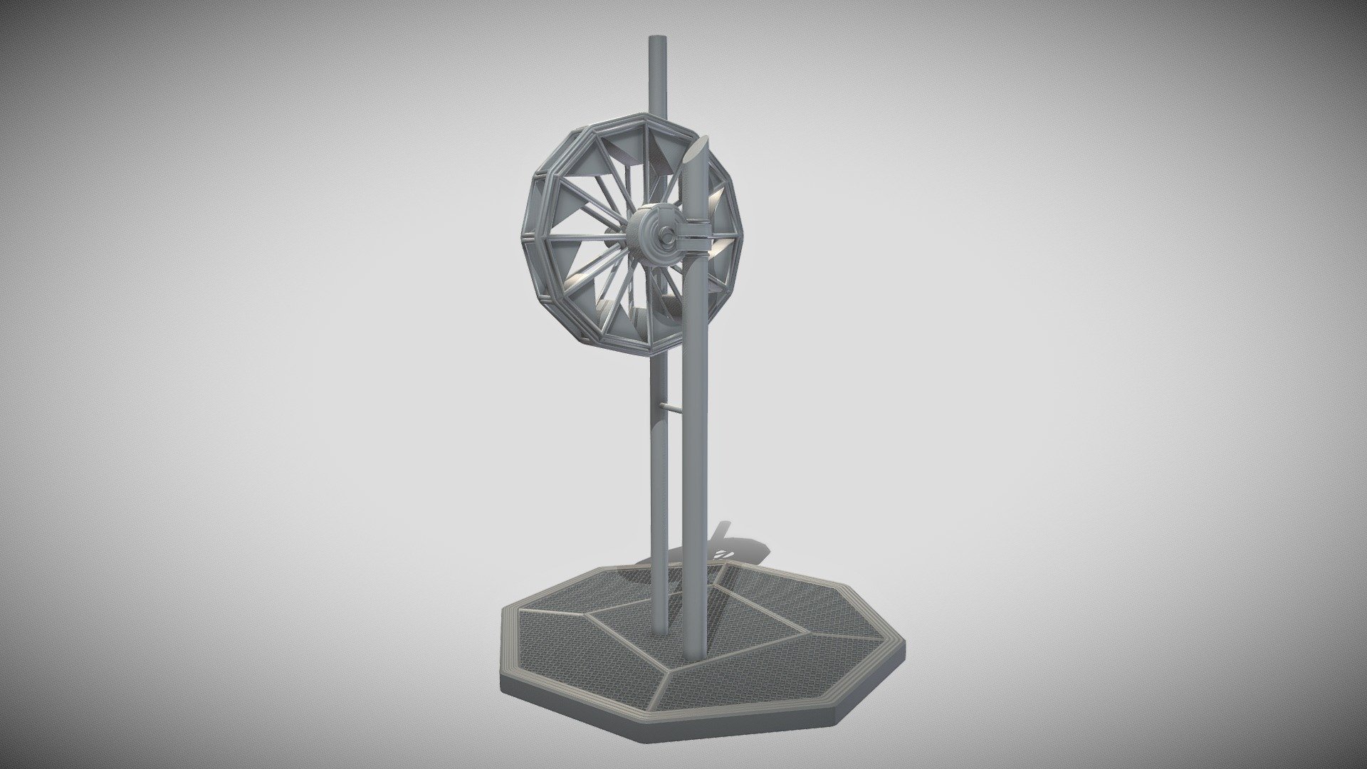 Water Wheel Fountain (WIP-1) - Water Wheel Fountain (WIP-1) - Buy Royalty Free 3D model by VIS-All-3D (@VIS-All) 3d model