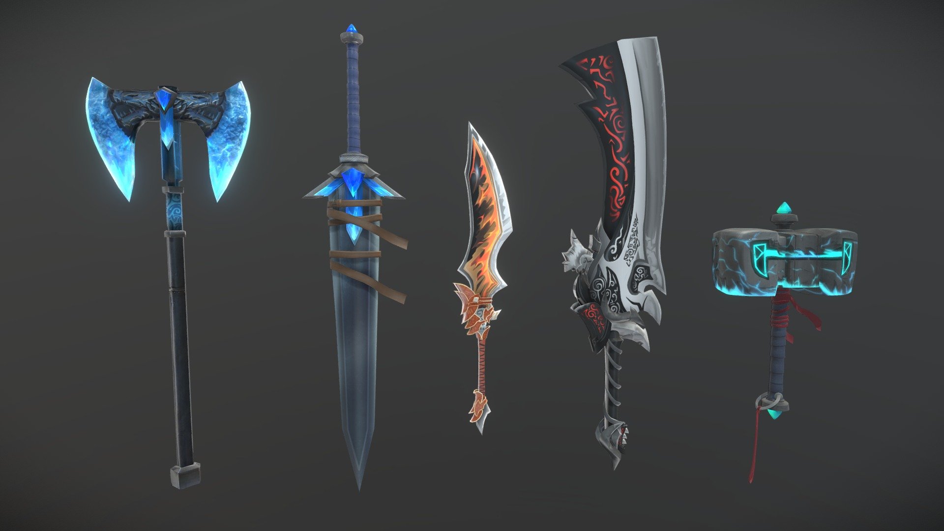 Artorian Fantasy Weapon Pack V1

Original inspired by legendary cools concept weapon smith. Each weapon painted in details with texture map 4K textures. Medium-poly mesh
very cool designs, perfect for game asset - Artorian Fantasy Weapon Pack V1 - Buy Royalty Free 3D model by Artorian Workshop (@novaartorian) 3d model