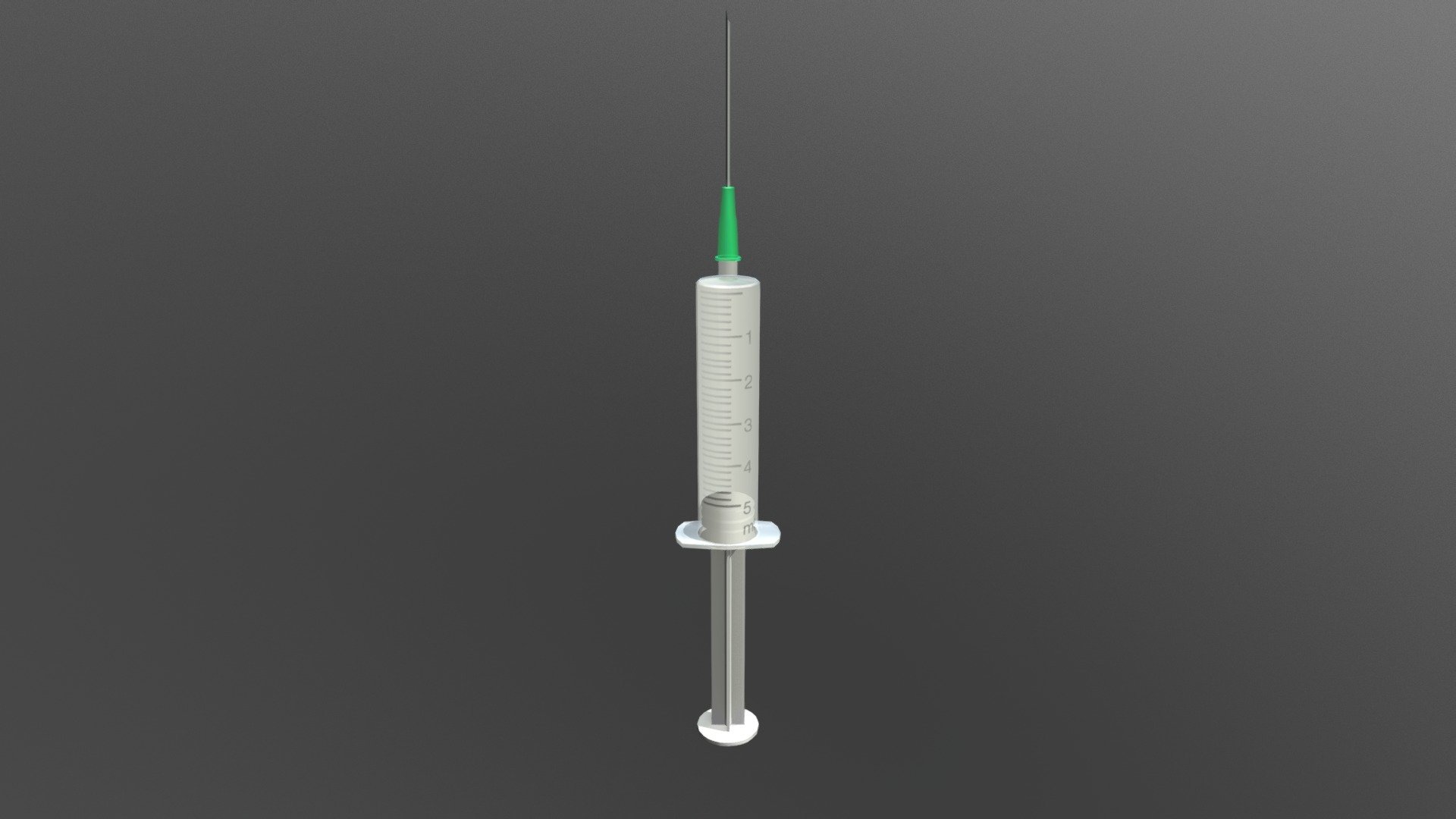 Syringe lowpoly - 3D model by alexnoiseless 3d model