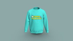Relaxed Fit Sweatshirt Design neck, fashion, fabrication, soft, fabric, sweatshirt, digital3d, design3d, apparel, design-3d, clothing-design, fashion-design3d, fashion-style, relaxed, apparels, sweatshirts, design, 3dapparel, appareldesign, relaxedfit, loosefit