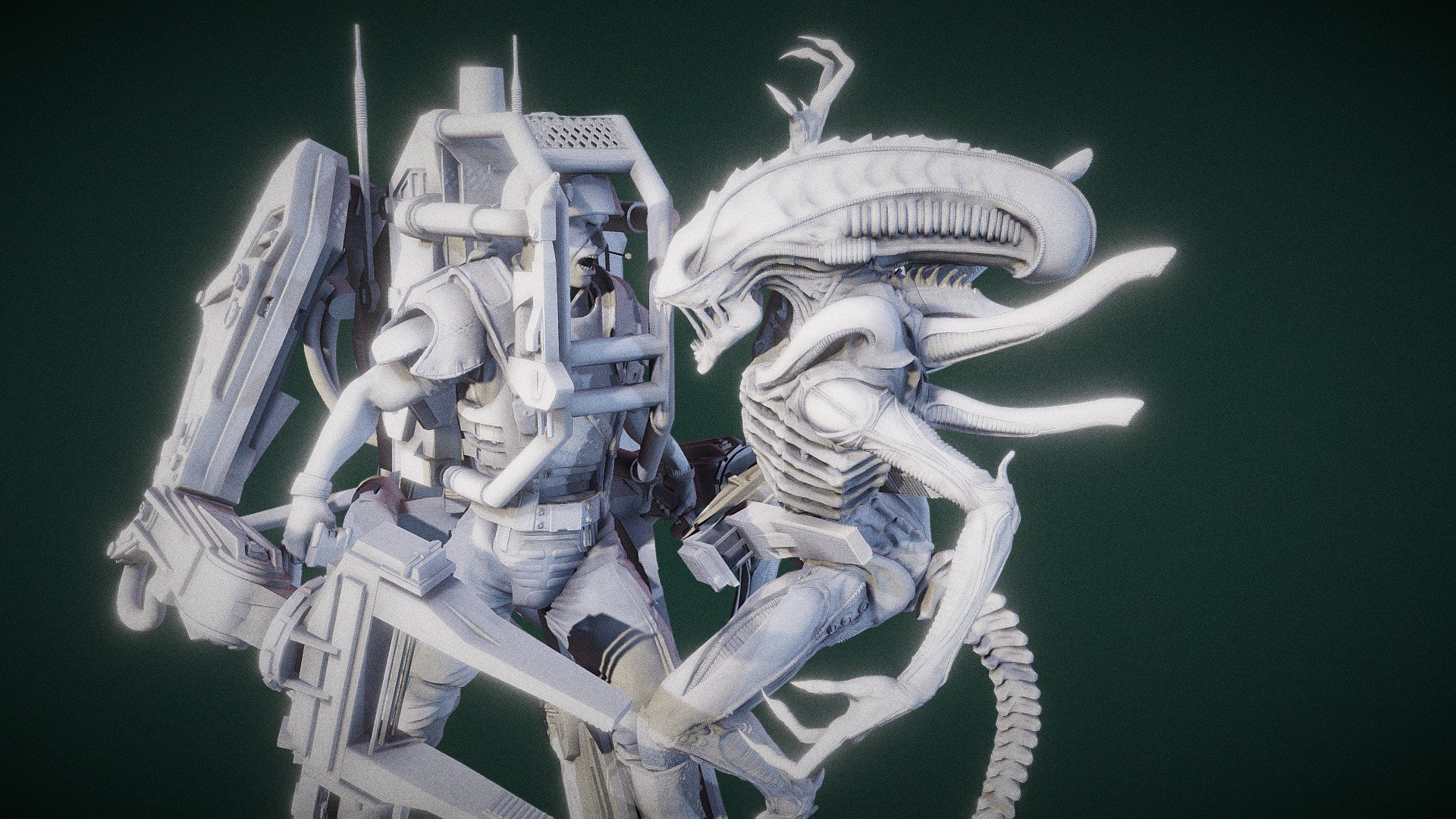 test - Alien-PL - 3D model by Dave Cortés (@cortesstudio) 3d model