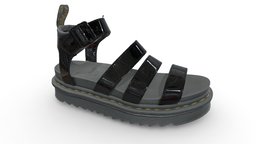 Dr Martens Sandals 3D Scan shoe, shoes, sandals, womens-shoes, drmartens, docmarten, black-sandal