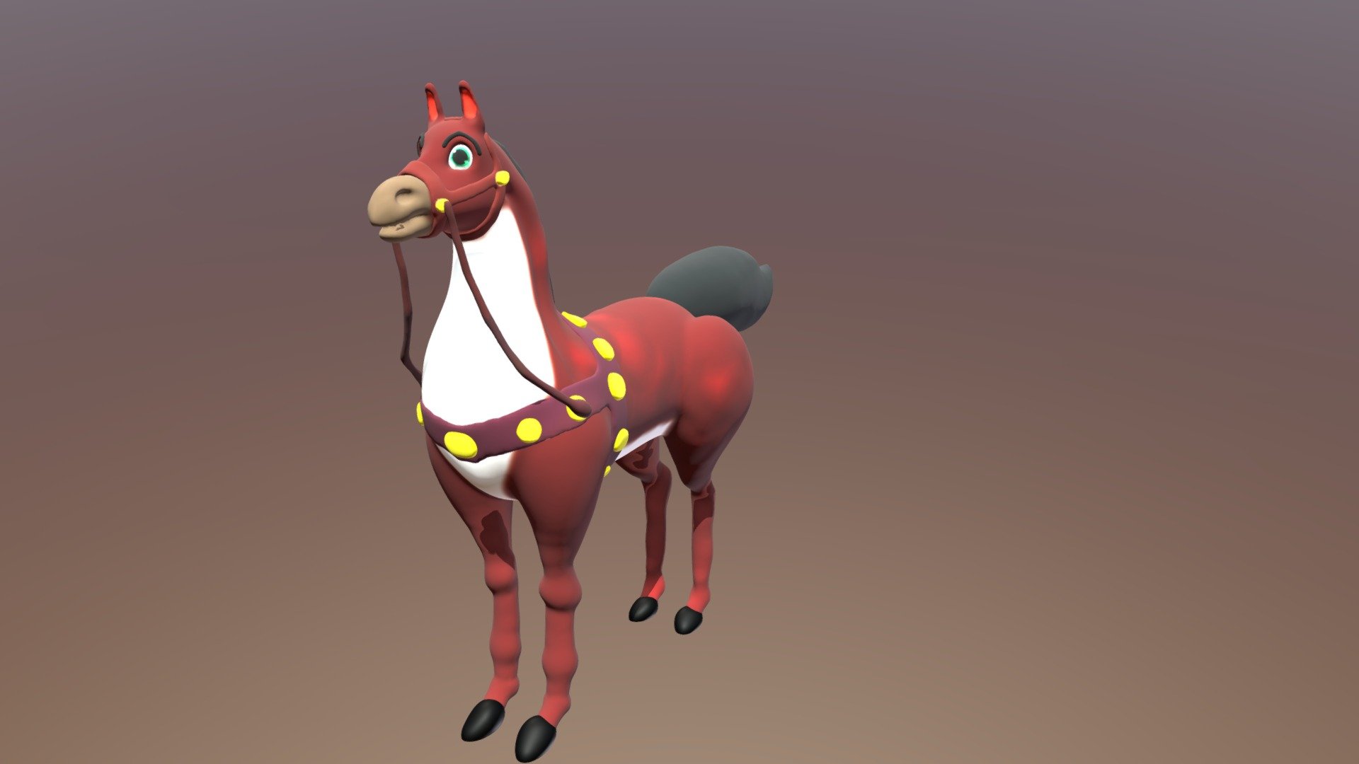 Ispirate From Movie Disney Cinderella  for Base Horse - Horse Style Disney - Download Free 3D model by xeratdragons (@dragonights91) 3d model