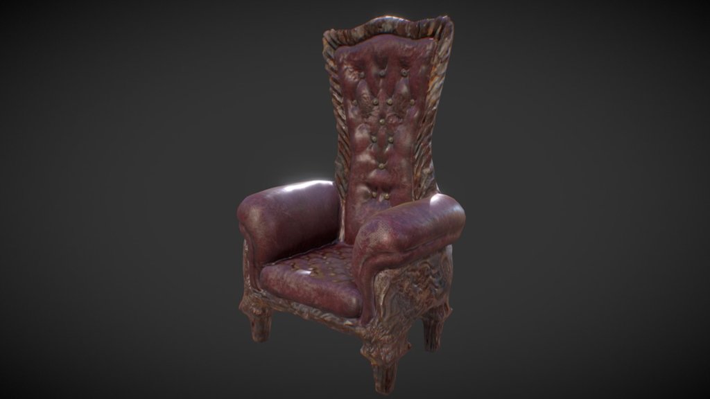 Victorian chair for a larger scene. Low poly sculpted in Blender then high poly modeled in Zbrush. 


Texture painted in Quixel suites DDO.
 - Victorian Chair - 3D model by Jonathan Hale (@joehog12) 3d model