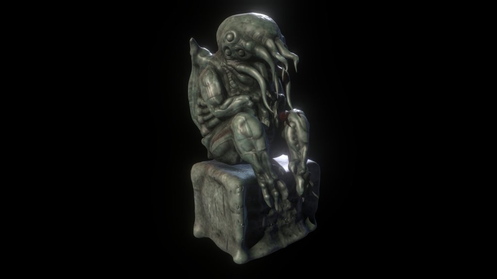 Lovecraft's Cthulhu - 3D model by pahko 3d model