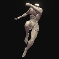 Anatomy In Action sculpt, anatomy, action, study, zbrush, practice