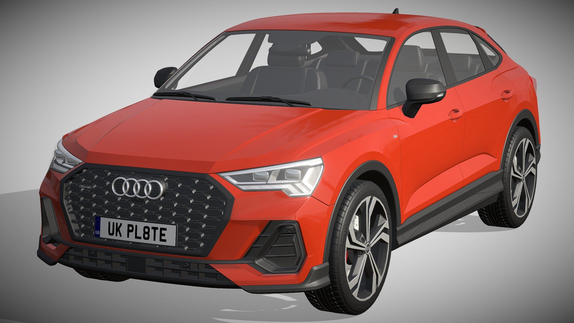 AUDI Q3 SPORTBACK 2020

https://www.audi.ru/ru/web/ru/models/q3/q3-sportback.html

Clean geometry Light weight model, yet completely detailed for HI-Res renders. Use for movies, Advertisements or games

Corona render and materials

All textures include in *.rar files

Lighting setup is not included in the file! - AUDI Q3 SPORTBACK 2020 - Buy Royalty Free 3D model by zifir3d 3d model