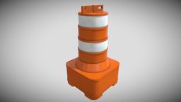 Cone 110 cm 004 exterior, traffic, highway, road, cone, signage, sign, barrier, cityscene, obstacle, props, barricade, cityscape, cones, freeway, roadway, roadcone, roadwork, pbr, city, street, plastic, construction