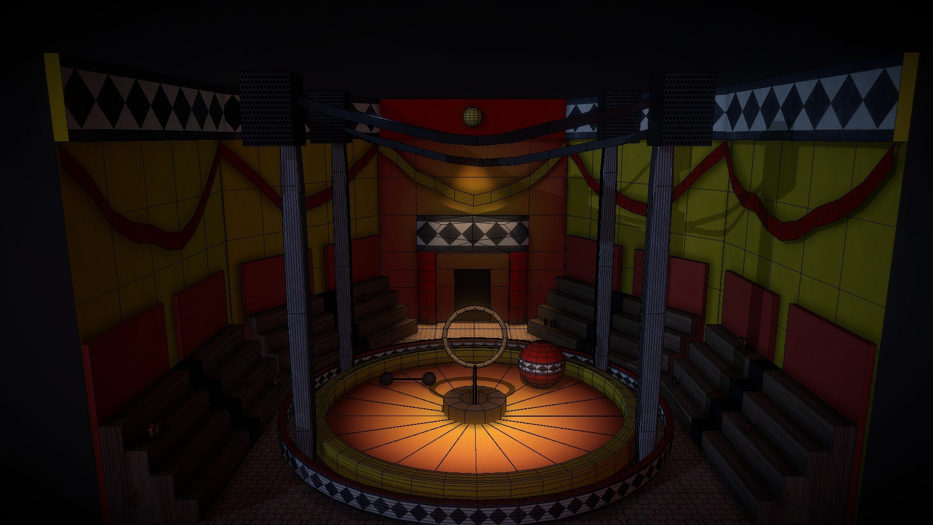 GAM 201 3D Model Circus Final Submission - Circus Final - 3D model by totallyAud 3d model