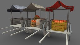Old Cart with Food