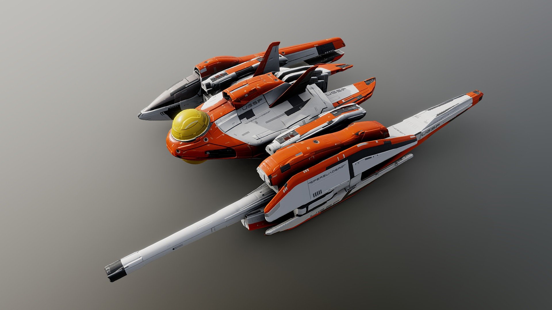 UGSF PERSUADER - 3D model by asaito 3d model