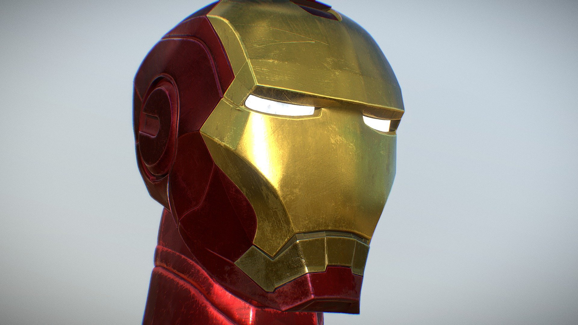 A personal interpretation of the Ironman franchise, a homage to the great superhero TONY STARK and to the awesome mark 4 suit. Here goes the first part of the suit: The ironman helmet! - Ironman mark4 suit helmet hpoly 3D model - Buy Royalty Free 3D model by svivancom (@svivanco) 3d model