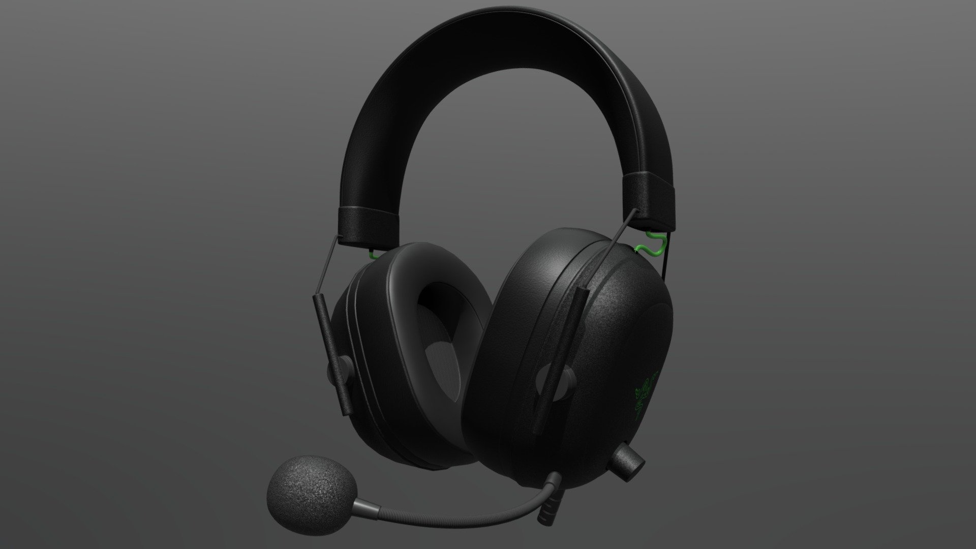 A highly detailed model of the RAZER Black Shark headset

All maps are 4K

-Diffuse -Metalness -Roughness -Normal -Ambient Occlusion

5 Formats available

-Blend -OBJ -FBX -x3d -stl

Model is made and rendered in Blender with Cycles

This model is available for download in CGTrader and Turbo squid

Thanks for viewing! - Razer Black Shark - 3D model by Levi Abon (@Lance.Abon) 3d model