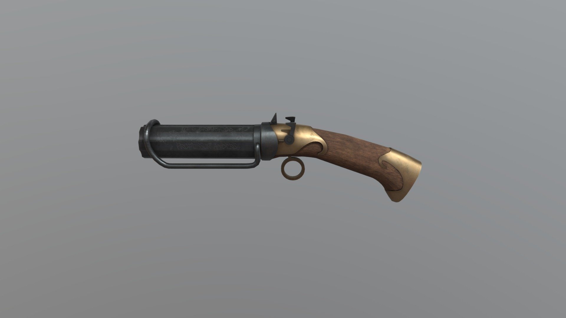 Percy's Pepperbox (its a gun) from critical role's vox machina - Vox Machina - Pepperbox - 3D model by cheese3d 3d model
